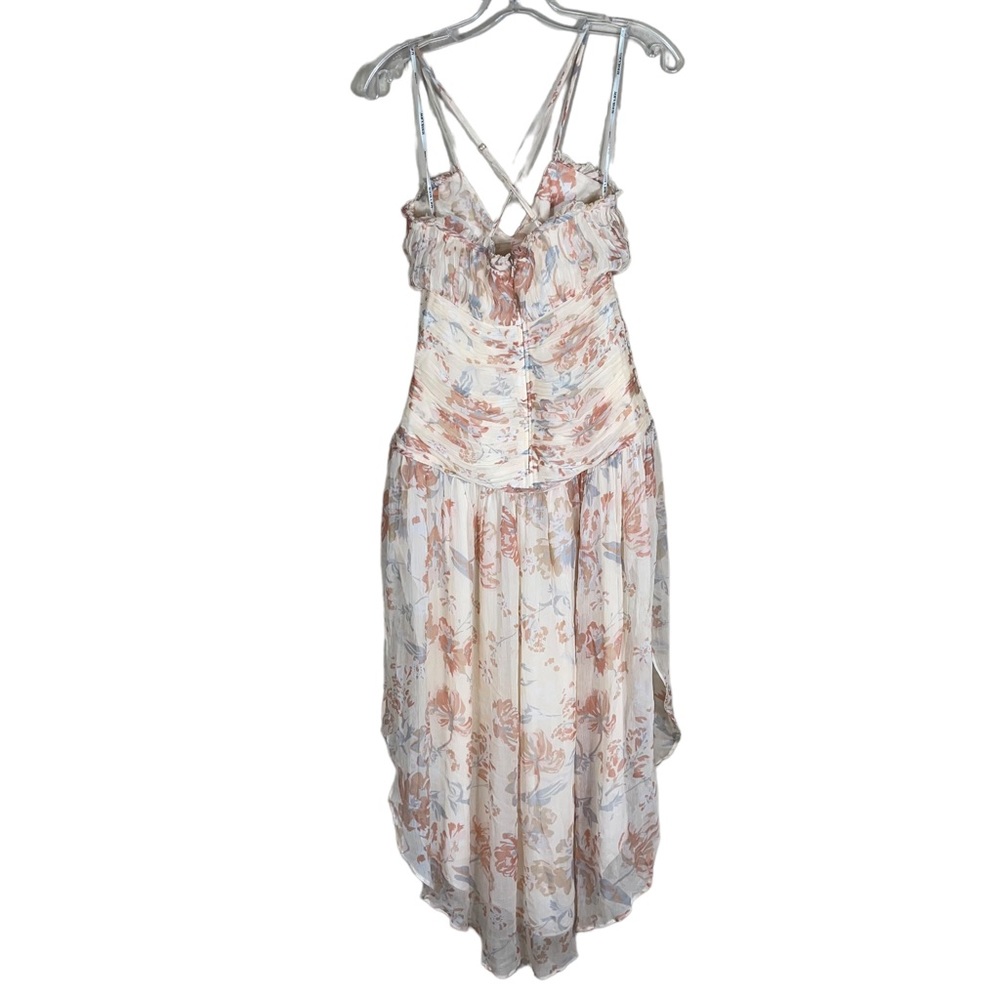 Free People Shona Joy Faye Midi Dress Size 0 NWT Cross Front - Picture 6 of 9